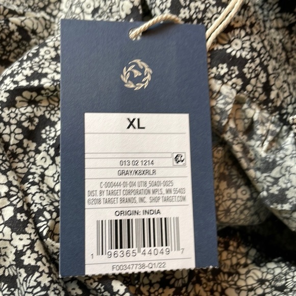 NWT Universal Thread SZ XL Women's Balloon Long Sleeve Popover Blouse - Picture 14 of 15